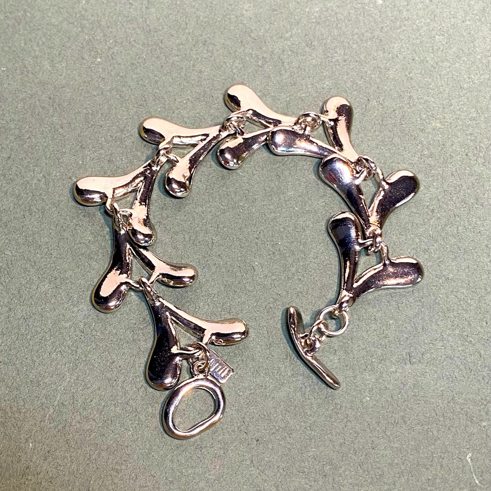 J.Jill Silver Wishbone/ Teardrop Bracelet